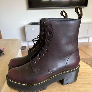 Doc Martens: Shriveri - Woman’s Burgundy …Worn Once